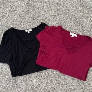 Bundle cross front tops!